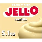 Jell-O Vanilla Instant Pudding &amp; Pie Filling Mix (24 Ct Pack, 5.1 Oz Boxes) | Rich &amp; Velvety, Mixes Easily &amp; Sets Quickly, a Cold, Creamy Complement to Cakes, Mix, Great for Desserts