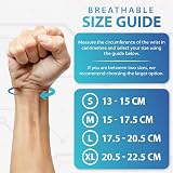 Actesso Breathable Wrist Support Brace Splint Small Right Black view 6