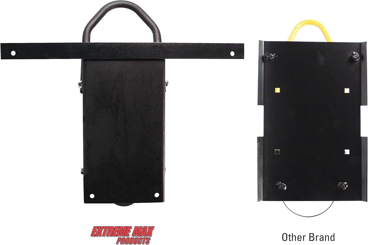 Extreme Max 5001.5010 Standard Motorcycle Wheel Chock - Black: Automotive