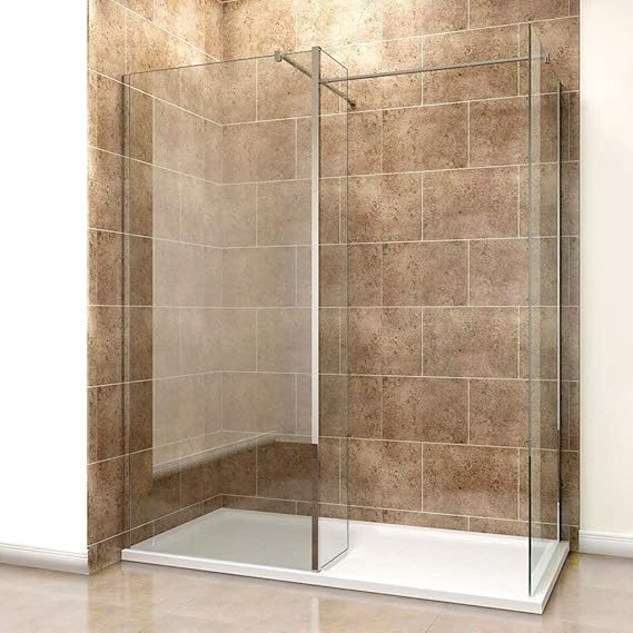 ELEGANT 1500 x 700 mm Walk in Wetroom Shower Enclosure Panel 8mm Easy