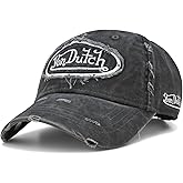 Von Dutch Men & Womens Baseball Caps - Breathable Adjustable Snapback Soft Cotton Canvas Curved Brim Vintage Hat