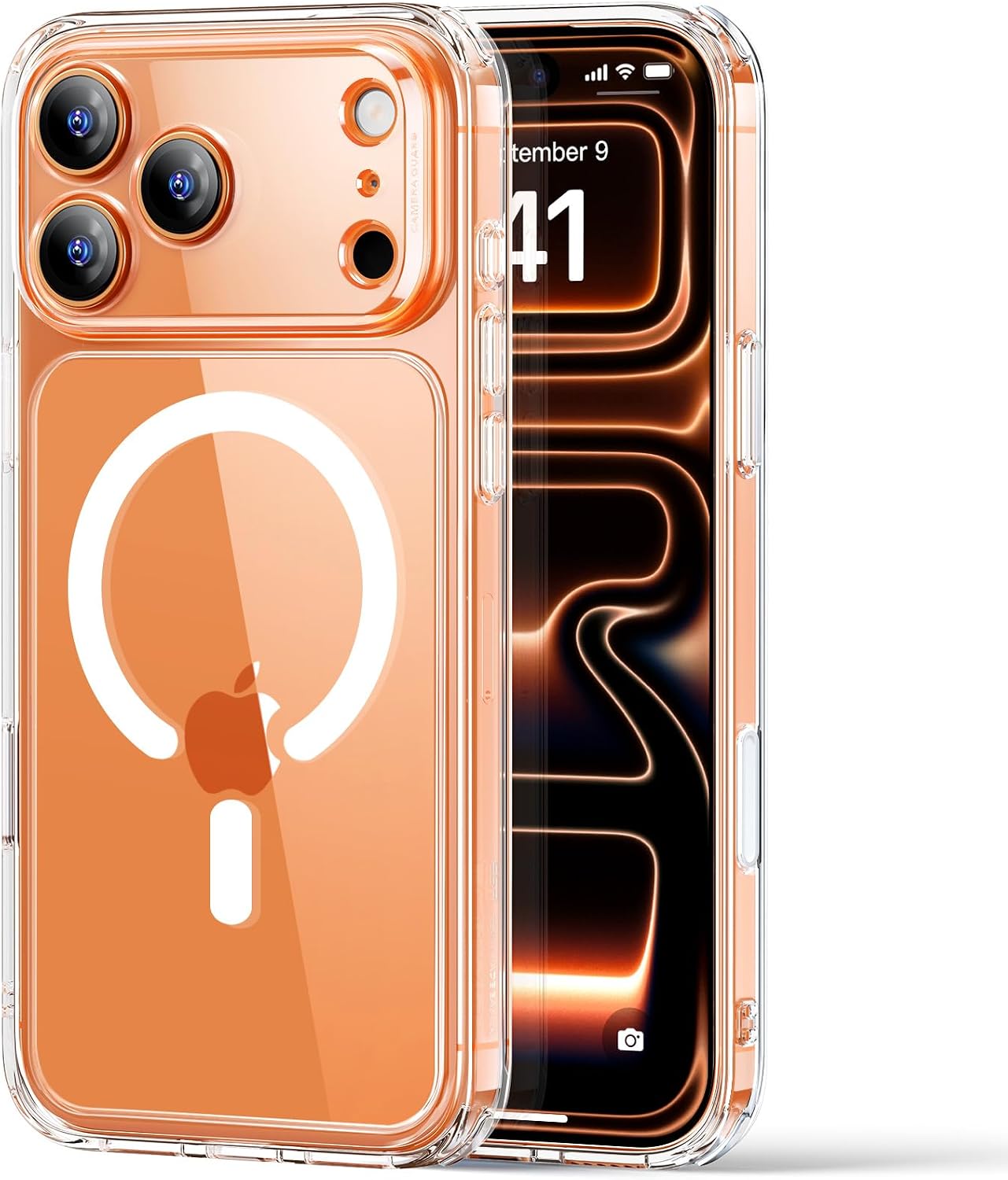 ESR for iPhone 17 Pro Max Case, Compatible with MagSafe, Shockproof Military-Grade Protection, Scratch-Resistant Back, Magnetic Phone Case for iPhone 17 Pro Max, Classic Hybrid Case, Clear