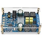 Bluetooth Amplifier Board, DROK Digital Amplifier Wireless BT 3.0 4.0 4.1 Audio Amp Board Headphone 2 Channel 50W+50W Small Amplifier Module with Case