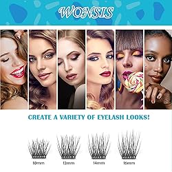 WONSIS Lash Clusters, DIY Eyelash Extension, 120