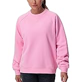 THE GYM PEOPLE Women's Oversized Fleece Sweatshirts Loose Fit Crewneck Long Sleeve Pullover Tops