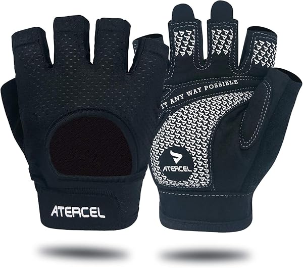 ATERCEL Fitness Handschuhe für Radfahren, Training, Fitness, Atmungsaktive Fahrradhandschuhe Herren und Damen