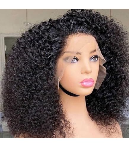 Amazon.com : PRIMELACE Kinky Curly Lace Front Wig Human Hair  display picture 2
