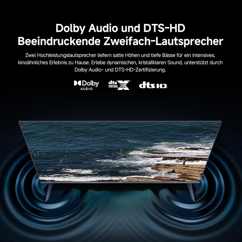TV F Pro 32 32" QLED Smart TV Fire OS7 Triple Tuner DVB-C/S/S2/T/T2