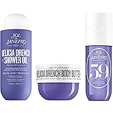 Sol de Janeiro Deeply Moisturizing Trio - Delicia Drench Shower Oil, Delicia Drench Body Butter, & Cheirosa 59 Perfume Mist