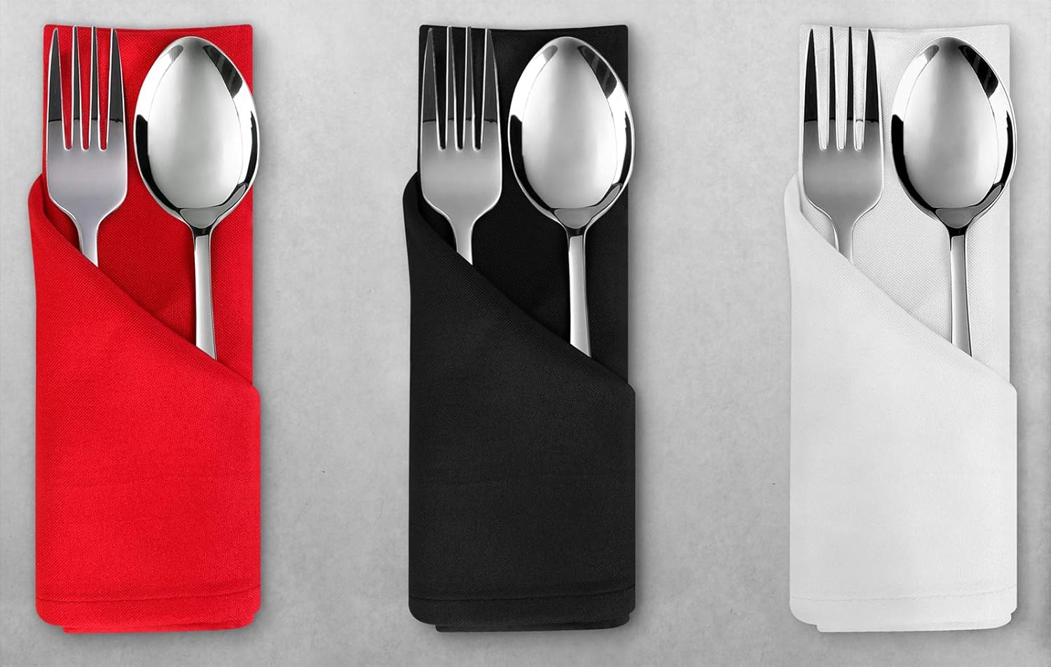 24 Pack Restaurant Cloth Napkins 17x17 Inches Dinner Napkins Utopia