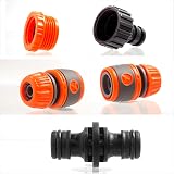 YAAVAAW Garden Hose Connectors Set 4 Quick Connectors 2 in 1 Adapter Taps view 6