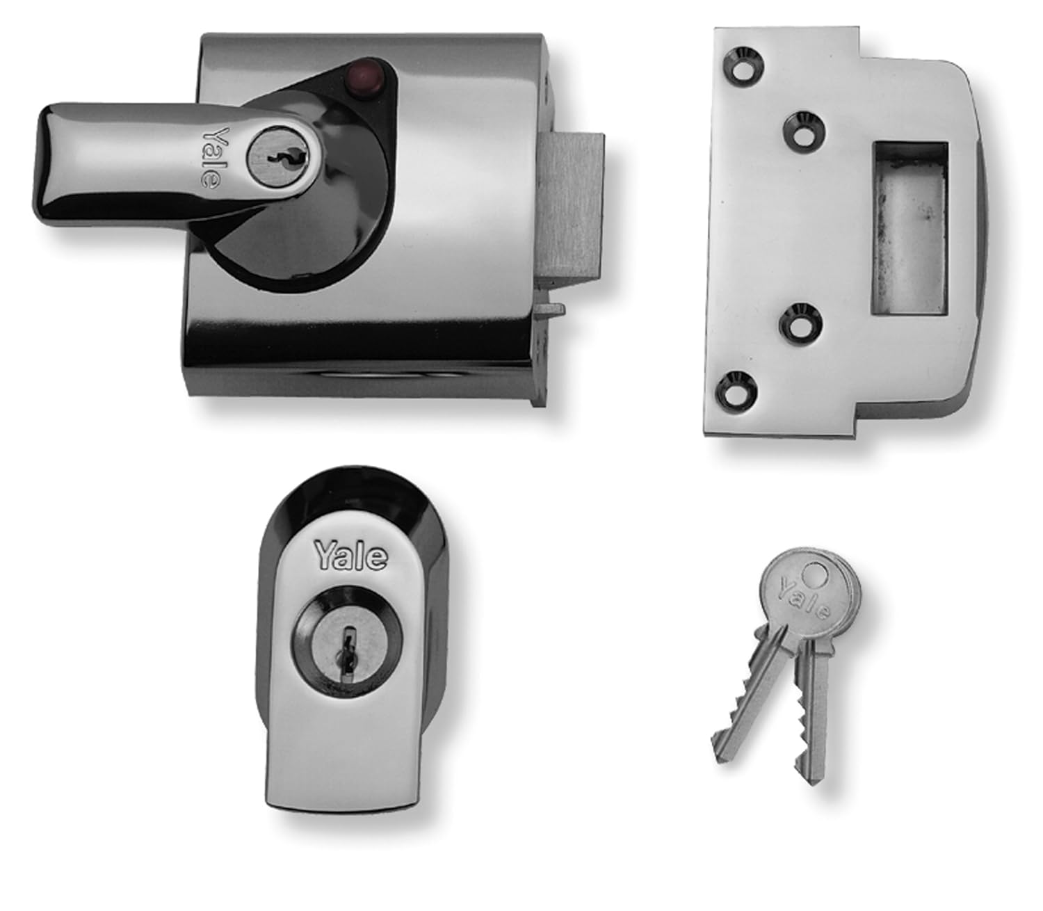 Yale British Standard Maximum Security 60mm Nightlatch, External Door