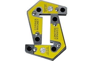 RIVERWELD Magnetic Corner Squares Strong Powerful Welding Magnet Bevel 90° & 60° Angle Setting Max Pull Force 30 lbs 3-1/4 x 