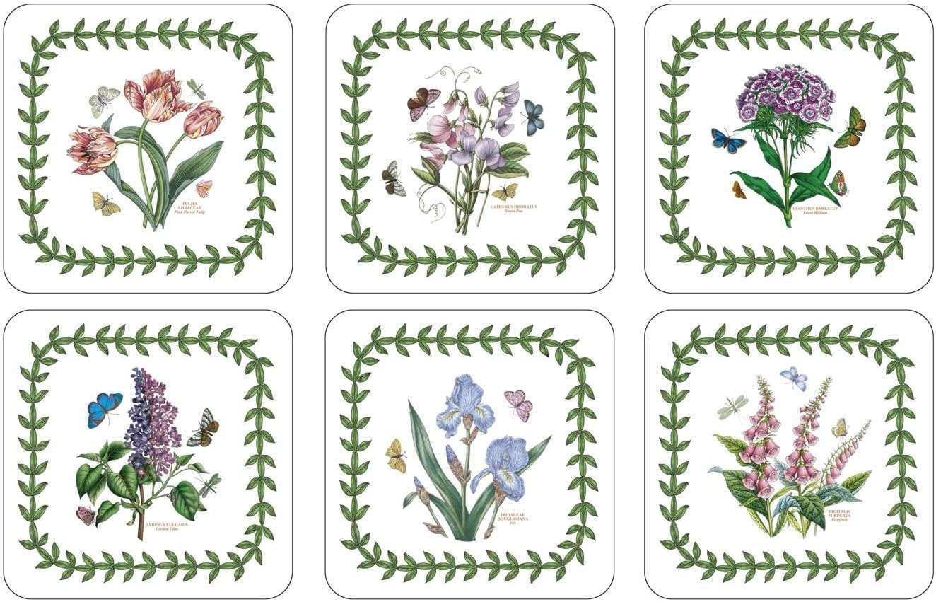 Portmeirion Botanic Garden Coasters, Set of 6