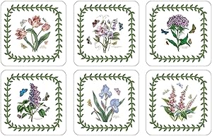 Portmeirion Botanic Garden Coasters, Set of 6