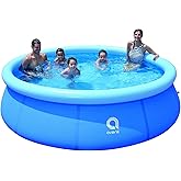 Outraveler 10ft x 30in Inflatable Swimming Pool, Outdoor Above Ground Pool, Top Ring Blow Up Pool