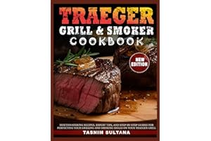 Traeger Grill & Smoker Cookbook: Mouthwatering Recipes, Expert Tips, and Step-by-Step Guides for Perfecting Your Grilling and