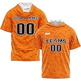 vients Custom Hooded T Shirt Short Sleeve Hoodies for Adult Kid Shirts with Hoods Printed Name Number Logo