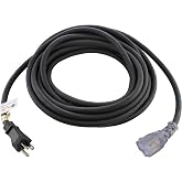 AC WORKS Heavy Duty Durable Extension Cord (25FT NEMA 6-20 20A 250V)