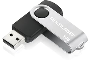 Pen Drive Twist 8Gb Usb Leitura 10Mbs Gravação 3Mbs Preto Multi - PD587