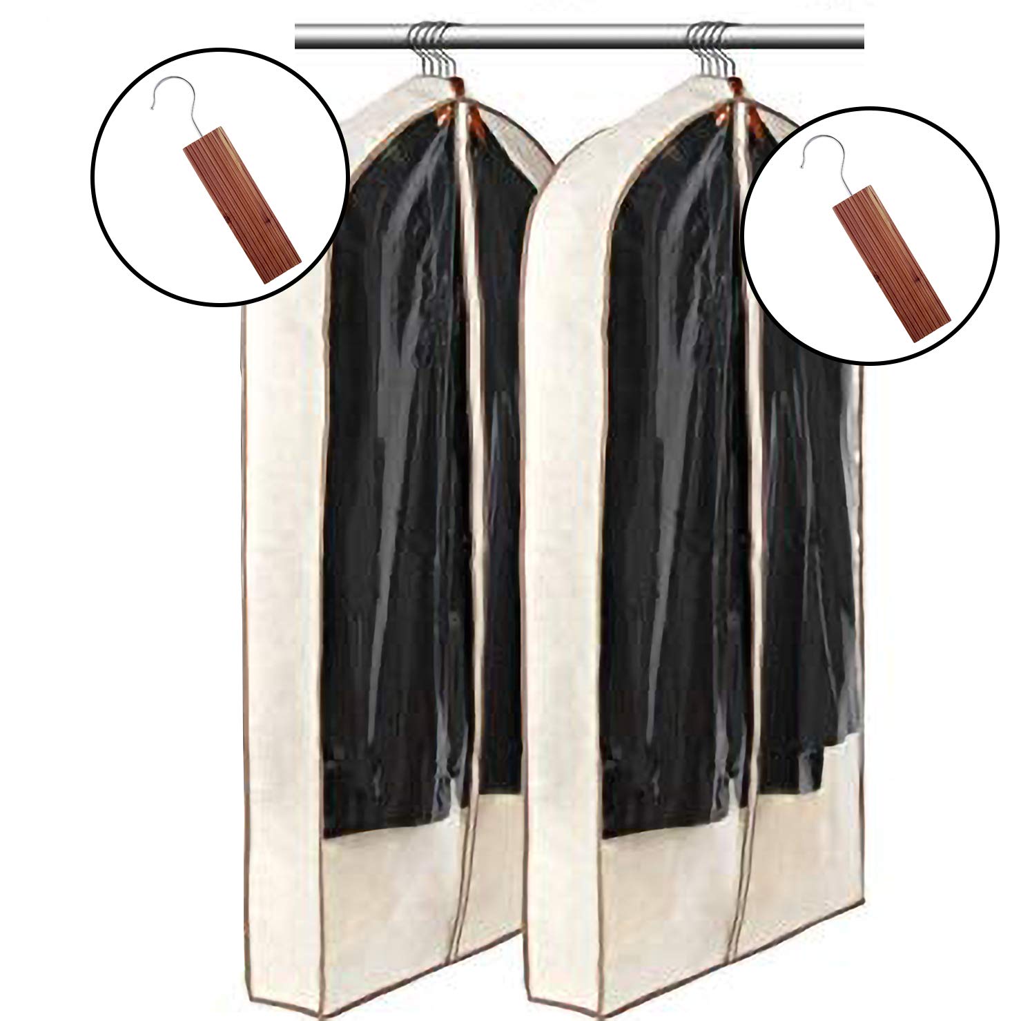 Large Garment Suit Dress Travel Protector Bag Storage Moth Resistant