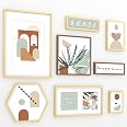ArtbyHannah 6-Pack Nursery Wall Art - 8x10 Inch Framed Prints For Kids Room, Playroom, Or Baby Shower Gift - View #4