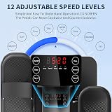 HOFTME Mini Elliptical Pedal Exerciser - Motorised Under Desk Trainer view 5
