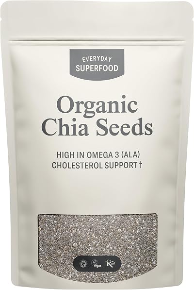 Everyday Superfood Organic Chia Seeds 190g – Lab-Tested Pesticides & Heavy