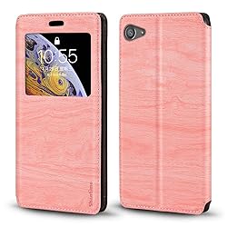 Shantime Sony Xperia Z5 Compact Case, Wood Grain