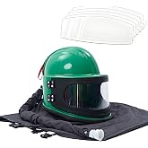 Professional Green Sandblasting Hood 5 Replaceable Lenses, Dustproof Sandblaster Helmet, Fits Protective Suits Ideal for Sandblasting, Spraying, Grinding, Cutting, DIY Painting, Wood