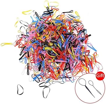 Amazon Com Ligong 4000 Pieces Hair Elastics Rubber Bands For Baby