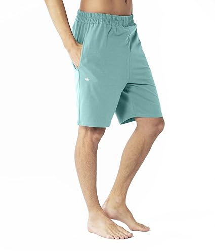Lotuscrafts Pantalón Corto de Yoga para Hombre, de algodón ...