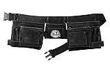 Graintex DS2312 11 Pocket Black Color Suede Leather