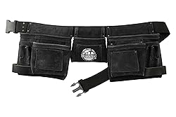 Graintex DS2312 11 Pocket Black Color Suede Leather