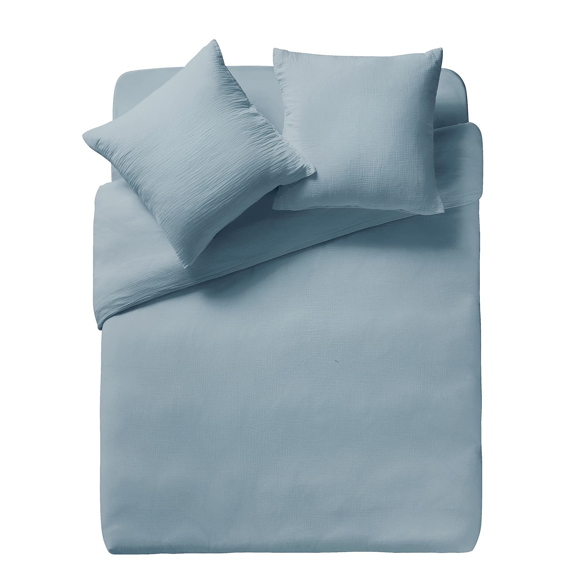 ESSIX Duvet Cover, Cotton, Alpine Blue, 140 x 200 cm