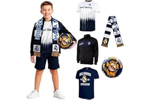 Icon Sports Official Soccer Team Ultimate Fan Pack - Unisex Kids - Jacket, T-Shirts, Scarf & Soccer Ball