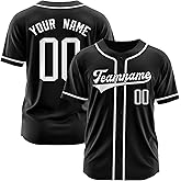 Custom Baseball Jersey Personalized Customize Team Name Number Stitched Printed Sport Uniform Shirts for Men Women