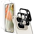 Orzero (4 in 1) Compatible for Google Pixel 9 Pro Fold, 2 Pack Front Screen Protector + 2 Pack Camera Lens Protector Tempered Glass Premium Quality HD Bubble-Free Anti-Scratch (Not for Inside Screen)