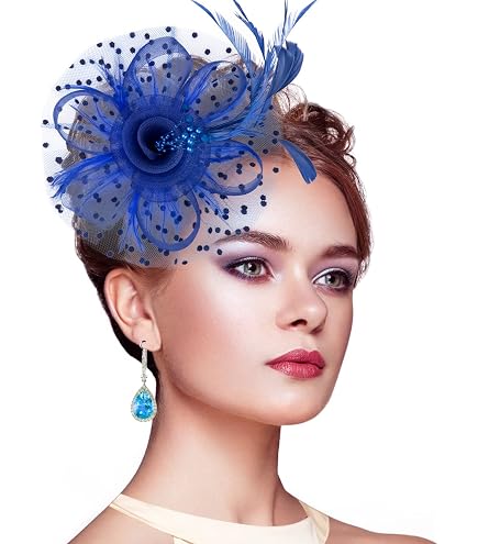 Fascinators Hats 20s 50s Pillbox Hat Cocktail Tea Party for  display picture 3