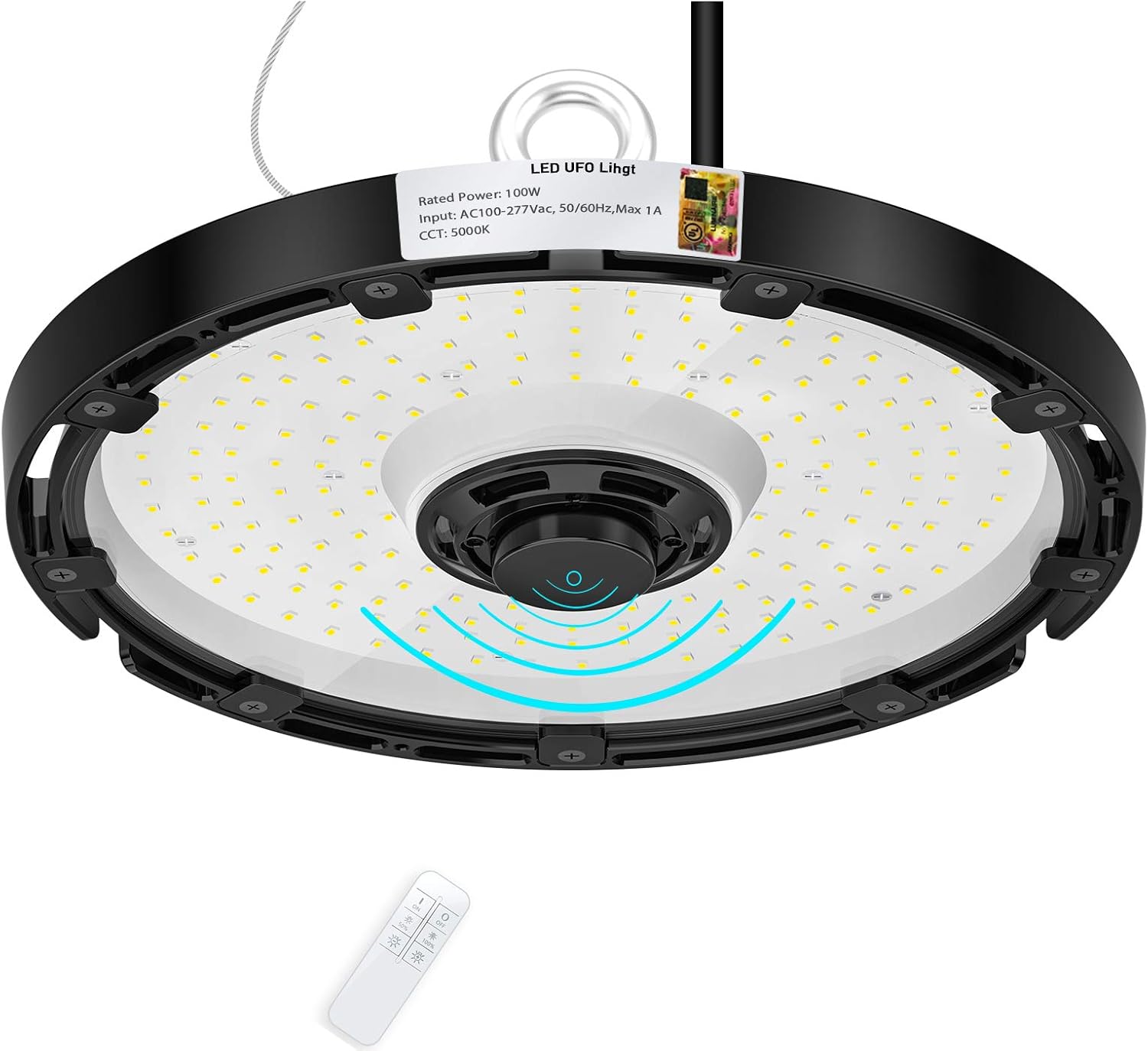 Wireless Dimmable LED High Bay Light BBESTLED 100 Watt UFO Low Bay