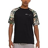 Champion Rash Guard for Men Short Sleeve, Mens Swim Shirt, Sun Shirt UPF+ 50 UV Protection, SPF Quick Drying Rashguard