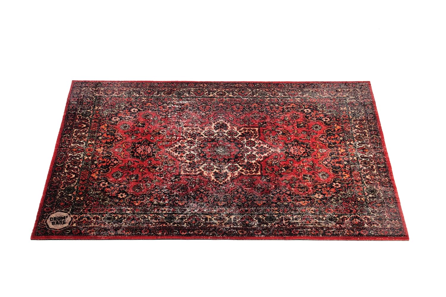 DRUM N BASE Vintage Persian Stage Rug - Original Red - 130 x 90cm
