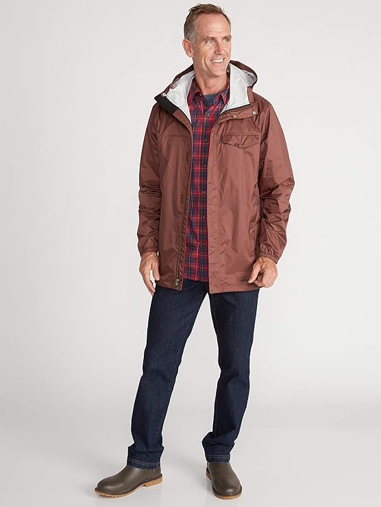 ExOfficio Lagoa 防水透气 男式连帽夹克外套 S码2.6折$27.53 海淘转运到手约¥223