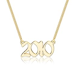 2010 Necklace, 10th Birthday Gifts for Birth Year