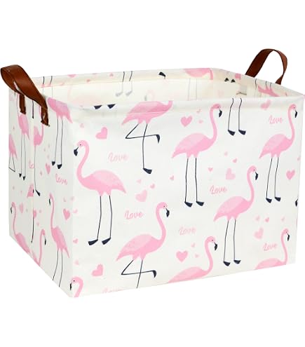 PHMOJEN Baby Milestone Blanket - Pink Flamingo Floral Print, 47x47 Inches, Includes Month Frames & Headband