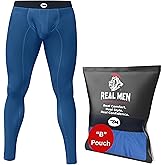 RM Real Men ABCD Pouch Compression Pants - 1, 2 and 3 Pack, Mens Leggings, Yoga Pants, Tights, Base Layer Men Cold Weather