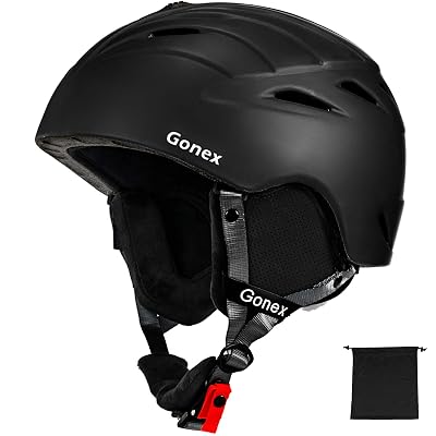 gonex snowboard helmet 2019 Classic Ski with Safety Certificate Integrally-molde With four pockets and a dedicated boot pouch Gonex Snow Helmet and Polarized