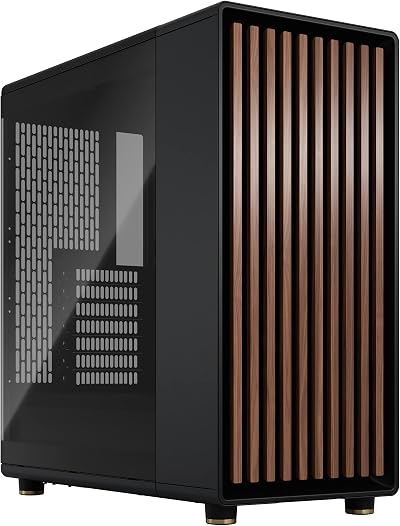 Fractal Design North Charcoal Black ATX Mid Tower PC Case Tempered Glass