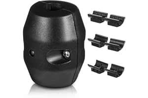 HOFURME 14.8oz(0.92lb) Universal Kitchen Pull Down Faucet Hose Weight Ball, Kitchen Sink Pull Out Sprayer Hose Gravity Ball Replacement Part, for Bathroom Basin Sink Stainless Steel & Braided Hose(Black)