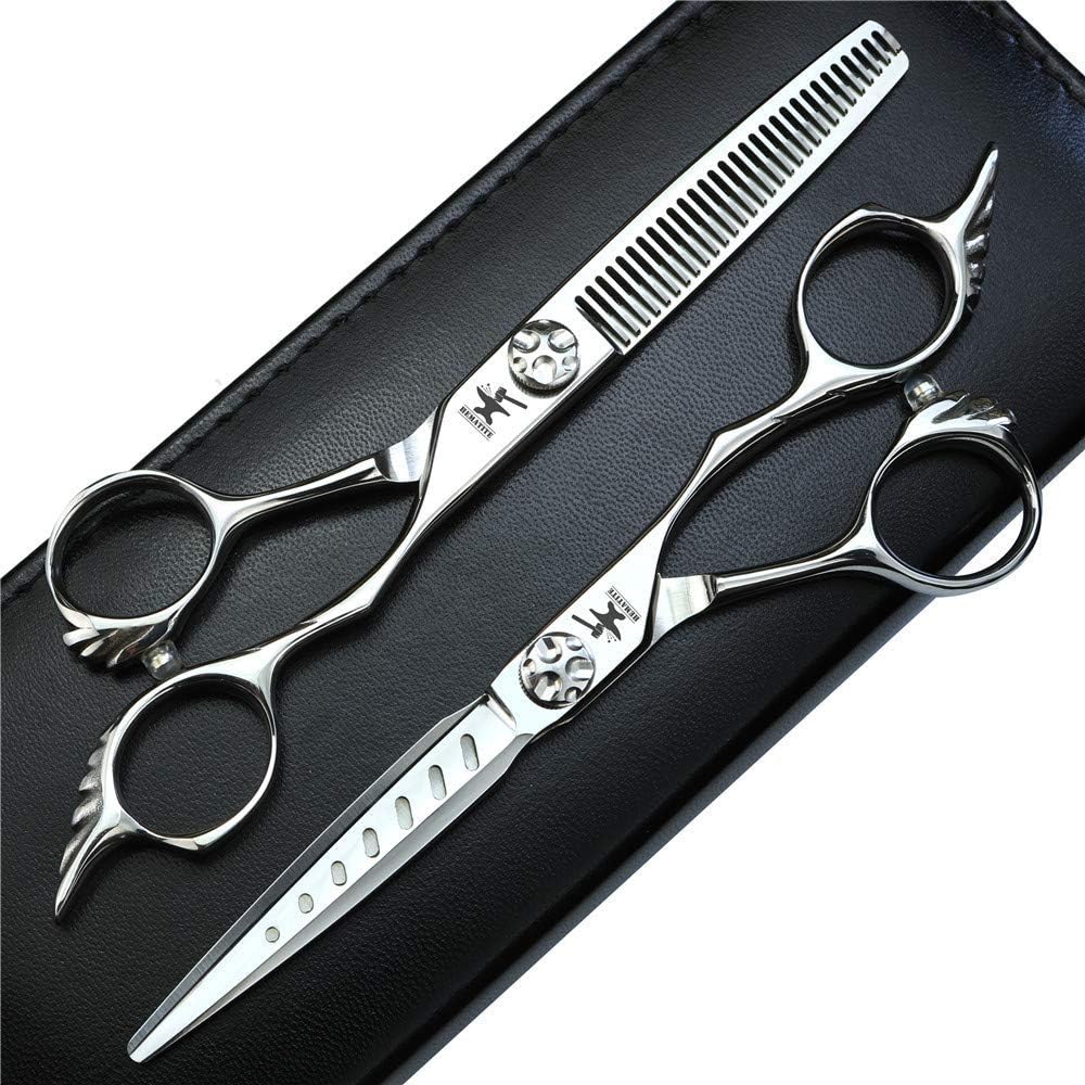 WYZXR hollow professional hairdressing scissors barber cutting scissors